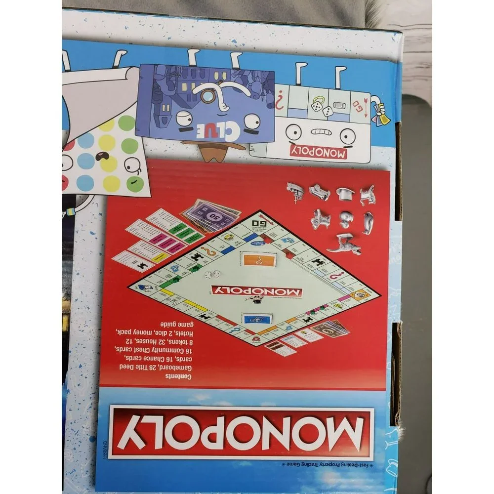 Hasbro Gaming Family‎ Gaming Triple Play Pack 3 Pack Monopoly Clue Twister Game